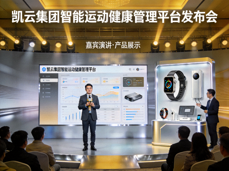 凯云集团智能运动健康管理平台发布会现场盛况 - 嘉宾演讲与产品展示